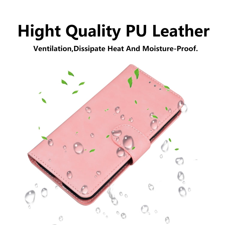 For Honor Magic6 Pro Skin Feel Pure Color Flip Leather Phone Case(Pink) - Honor Cases by PMC Jewellery | Online Shopping South Africa | PMC Jewellery | Buy Now Pay Later Mobicred