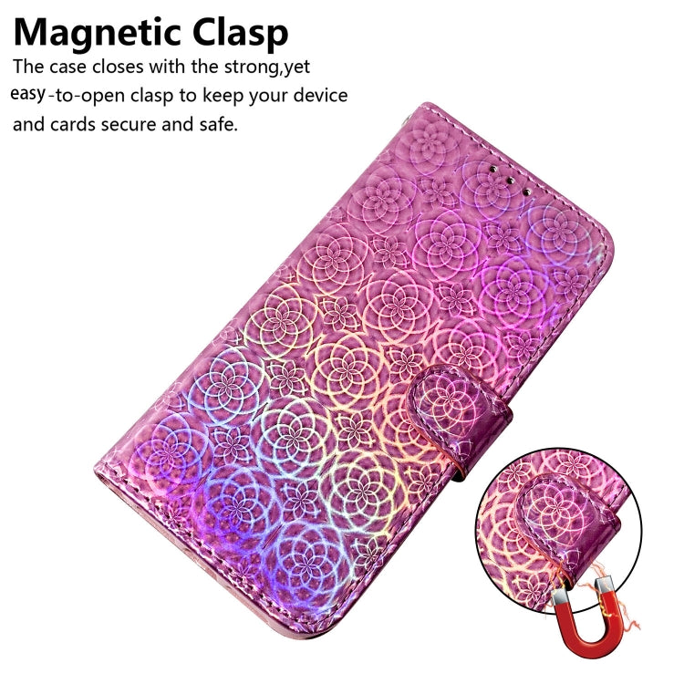 For Honor Magic6 Pro Colorful Magnetic Buckle Leather Phone Case(Pink) - Honor Cases by PMC Jewellery | Online Shopping South Africa | PMC Jewellery | Buy Now Pay Later Mobicred