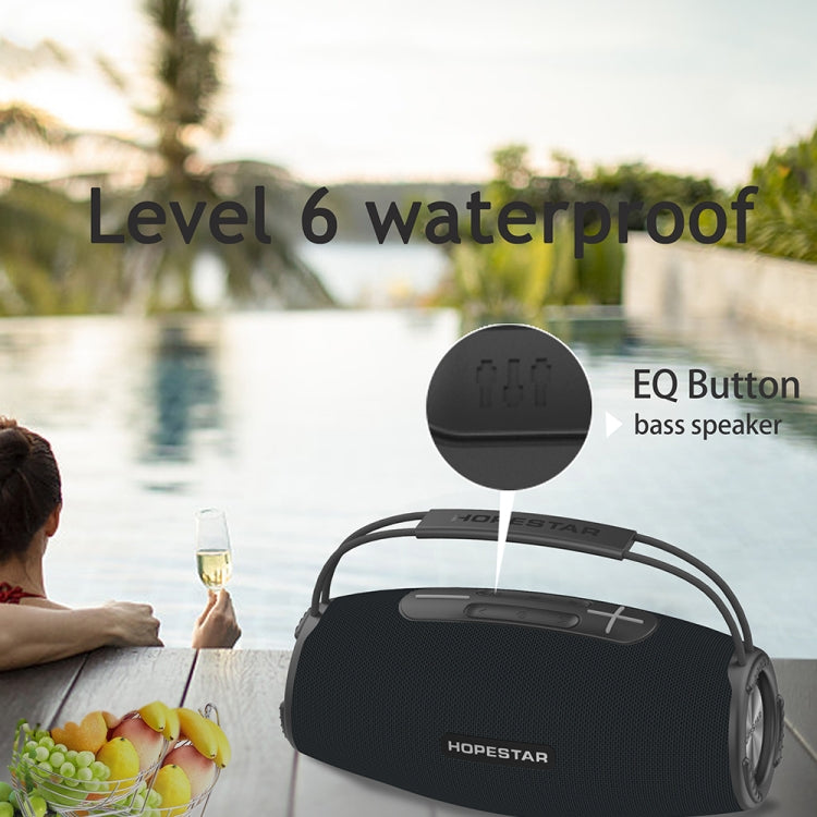 HOPESTAR H51 IPX6 Waterproof Outdoor Portable Wireless Bluetooth Speaker(Black) - Desktop Speaker by HOPESTAR | Online Shopping South Africa | PMC Jewellery | Buy Now Pay Later Mobicred