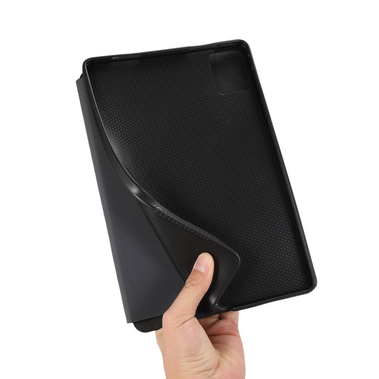 For Lenovo Tab M11 / Xiaoxin Pad 11 2024 PU Flip Tablet Protective Leather Tablet Case(Black) - Lenovo by PMC Jewellery | Online Shopping South Africa | PMC Jewellery | Buy Now Pay Later Mobicred