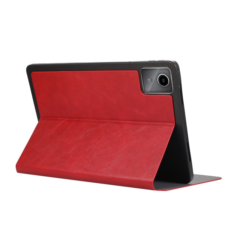 For Lenovo Tab M11 / Xiaoxin Pad 11 2024 PU Flip Tablet Protective Leather Tablet Case(Red) - Lenovo by PMC Jewellery | Online Shopping South Africa | PMC Jewellery | Buy Now Pay Later Mobicred