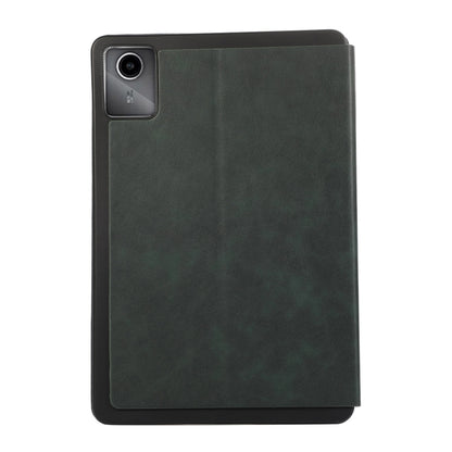 For Lenovo Tab M11 / Xiaoxin Pad 11 2024 PU Flip Tablet Protective Leather Tablet Case(Green) - Lenovo by PMC Jewellery | Online Shopping South Africa | PMC Jewellery | Buy Now Pay Later Mobicred