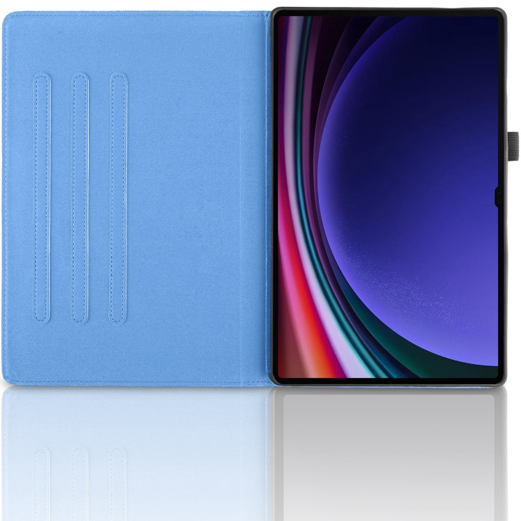 For Samsung Galaxy Tab S10 Ultra / S9 Ultra Tree Life Embossed Rotation Leather Tablet Case(Blue) - Galaxy Tab S9 Ultra Cases by PMC Jewellery | Online Shopping South Africa | PMC Jewellery | Buy Now Pay Later Mobicred