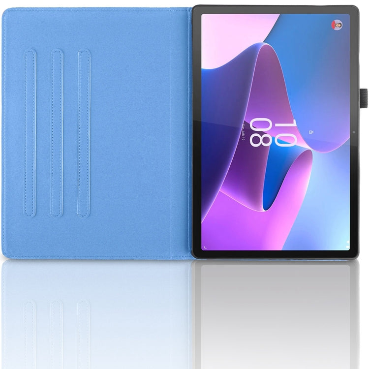 For Lenovo Xiaoxin Pad 11 2nd 2023 Tree Life Embossed Rotation Leather Tablet Case(Blue) - Lenovo by PMC TechLife | Online Shopping South Africa | PMC TechLife | Buy Now Pay Later Mobicred