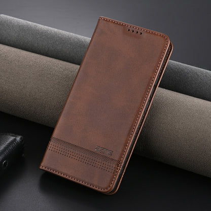 For OPPO Reno11 F AZNS Magnetic Calf Texture Flip Leather Phone Case(Dark Brown) - Reno11 F Cases by AZNS | Online Shopping South Africa | PMC Jewellery | Buy Now Pay Later Mobicred