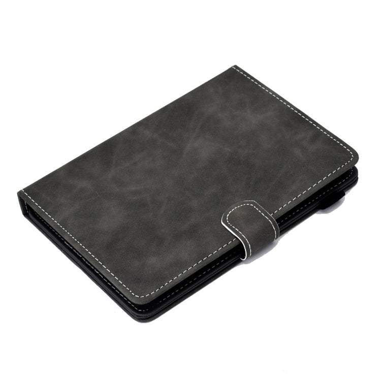 For 10 inch Tablet PC Universal Cowhide Texture Horizontal Flip Leather Case with Holder & Card Slots & Pen Slot(Grey) - 8 inch by PMC TechLife | Online Shopping South Africa | PMC TechLife | Buy Now Pay Later Mobicred
