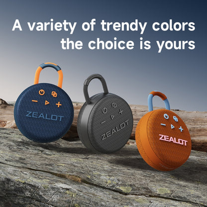 Zealot S77 IPX7 Waterproof Portable Wireless Bluetooth Speaker(Orange) - Waterproof Speaker by ZEALOT | Online Shopping South Africa | PMC Jewellery | Buy Now Pay Later Mobicred