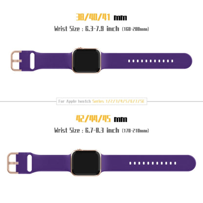 For Apple Watch Ultra 2 49mm Pin Buckle Silicone Watch Band(Purple) - Watch Bands by PMC Jewellery | Online Shopping South Africa | PMC Jewellery