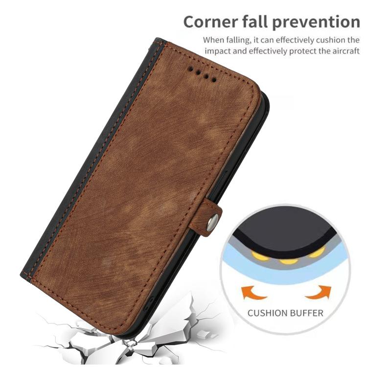 For iPhone 17 Side Buckle Double Fold Hand Strap Leather Phone Case(Brown) - free shipping - PMc TechLife - Order now!