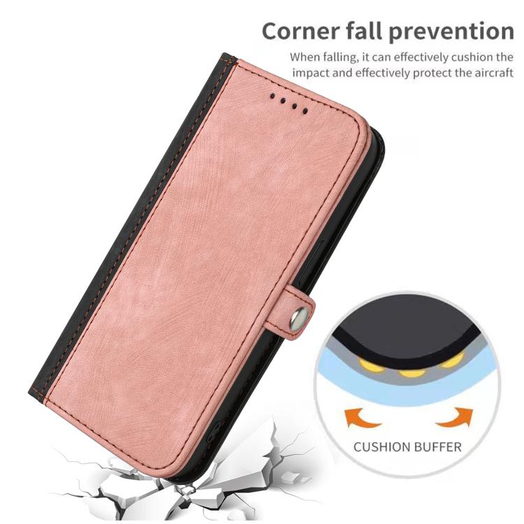 For iPhone 17 Side Buckle Double Fold Hand Strap Leather Phone Case(Pink) - free shipping - PMc TechLife - Order now!