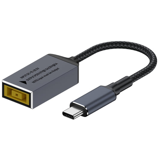 Lenovo Big Square Female to USB-C / Type-C Male 100W Computer Charging Adapter Connector - For Lenovo by PMC Jewellery | Online Shopping South Africa | PMC Jewellery