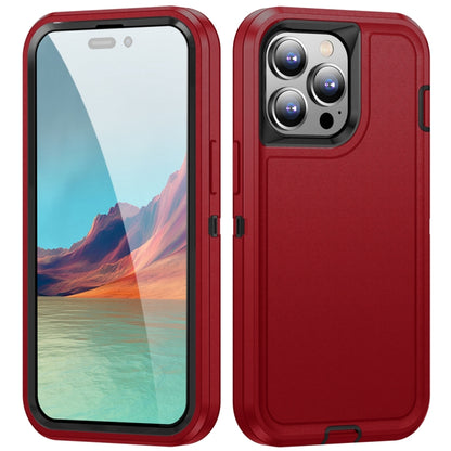 For iPhone 15 Pro Max Life Waterproof Rugged Phone Case(Red + Black) - iPhone 15 Pro Max Cases by PMC Jewellery | Online Shopping South Africa | PMC Jewellery