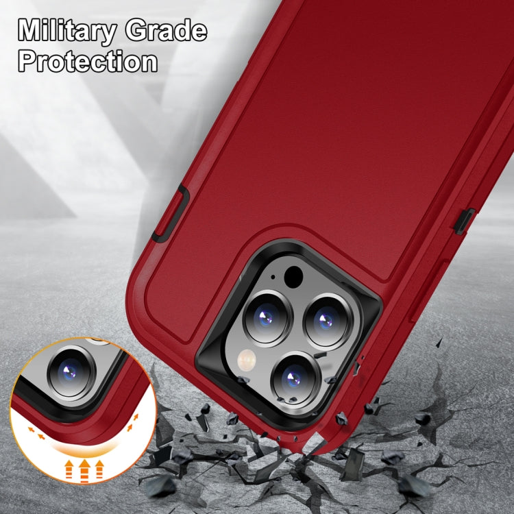 For iPhone 15 Pro Max Life Waterproof Rugged Phone Case(Red + Black) - iPhone 15 Pro Max Cases by PMC Jewellery | Online Shopping South Africa | PMC Jewellery