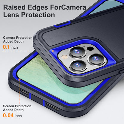 For iPhone 15 Pro Max Life Waterproof Rugged Phone Case(Dark Blue + Royal Blue) - iPhone 15 Pro Max Cases by PMC Jewellery | Online Shopping South Africa | PMC Jewellery