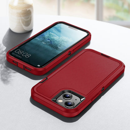 For iPhone 15 Life Waterproof Rugged Phone Case(Red + Black) - iPhone 15 Cases by PMC Jewellery | Online Shopping South Africa | PMC Jewellery