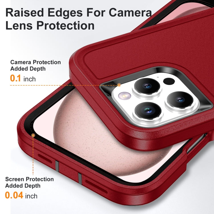 For iPhone 16 Pro Max Life Waterproof Rugged Phone Case(Red + Black) - iPhone 16 Pro Max Cases by PMC TechLife | Online Shopping South Africa | PMC TechLife | Buy Now Pay Later Mobicred