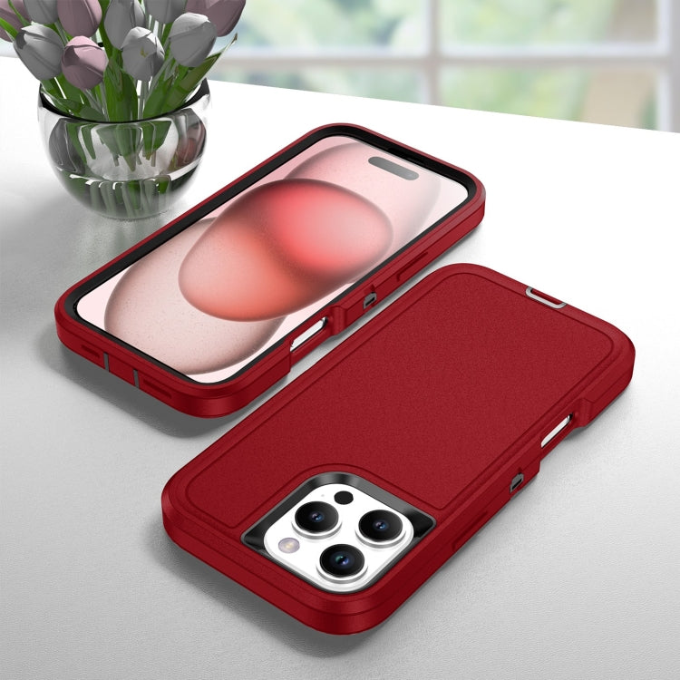For iPhone 16 Pro Max Life Waterproof Rugged Phone Case(Red + Black) - iPhone 16 Pro Max Cases by PMC TechLife | Online Shopping South Africa | PMC TechLife | Buy Now Pay Later Mobicred