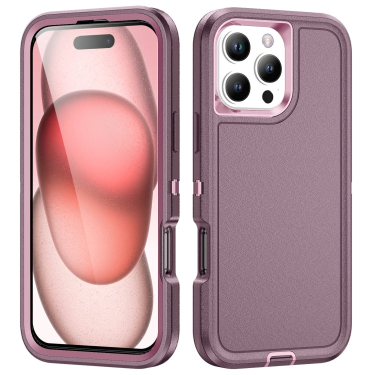 For iPhone 16 Pro Max Life Waterproof Rugged Phone Case(Purple + Pink) - iPhone 16 Pro Max Cases by PMC TechLife | Online Shopping South Africa | PMC TechLife | Buy Now Pay Later Mobicred