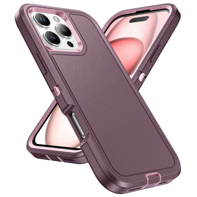 For iPhone 16 Pro Max Life Waterproof Rugged Phone Case(Purple + Pink) - iPhone 16 Pro Max Cases by PMC Jewellery | Online Shopping South Africa | PMC Jewellery | Buy Now Pay Later Mobicred