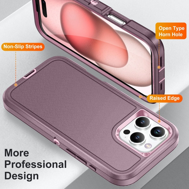 For iPhone 16 Pro Max Life Waterproof Rugged Phone Case(Purple + Pink) - iPhone 16 Pro Max Cases by PMC Jewellery | Online Shopping South Africa | PMC Jewellery | Buy Now Pay Later Mobicred