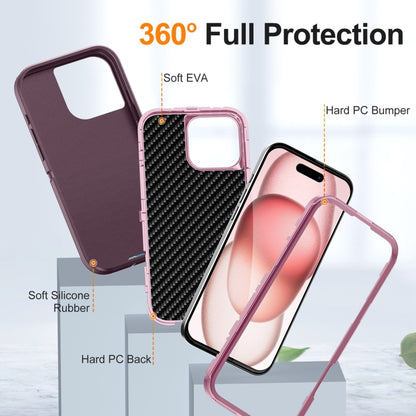 For iPhone 16 Pro Max Life Waterproof Rugged Phone Case(Purple + Pink) - iPhone 16 Pro Max Cases by PMC Jewellery | Online Shopping South Africa | PMC Jewellery | Buy Now Pay Later Mobicred