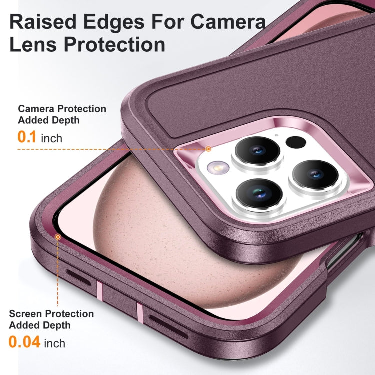 For iPhone 16 Pro Max Life Waterproof Rugged Phone Case(Purple + Pink) - iPhone 16 Pro Max Cases by PMC TechLife | Online Shopping South Africa | PMC TechLife | Buy Now Pay Later Mobicred