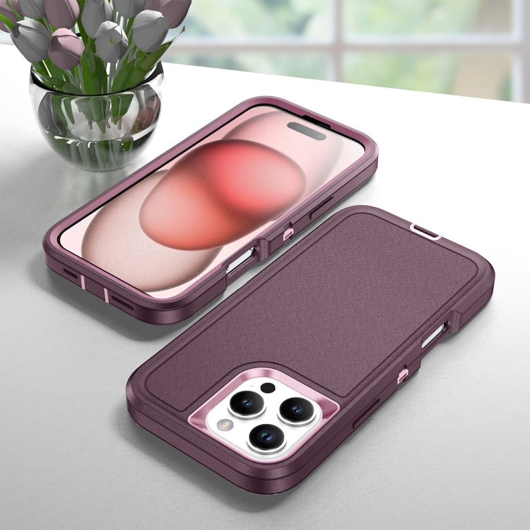 For iPhone 16 Pro Max Life Waterproof Rugged Phone Case(Purple + Pink) - iPhone 16 Pro Max Cases by PMC Jewellery | Online Shopping South Africa | PMC Jewellery | Buy Now Pay Later Mobicred