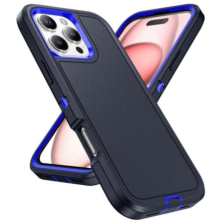 For iPhone 16 Plus Life Waterproof Rugged Phone Case(Dark Blue + Royal Blue) - iPhone 16 Plus Cases by PMC Jewellery | Online Shopping South Africa | PMC Jewellery | Buy Now Pay Later Mobicred