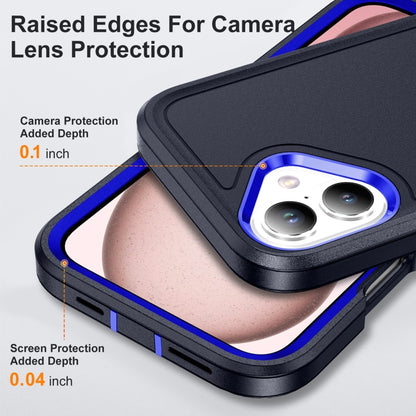 For iPhone 16 Plus Life Waterproof Rugged Phone Case(Dark Blue + Royal Blue) - iPhone 16 Plus Cases by PMC Jewellery | Online Shopping South Africa | PMC Jewellery | Buy Now Pay Later Mobicred