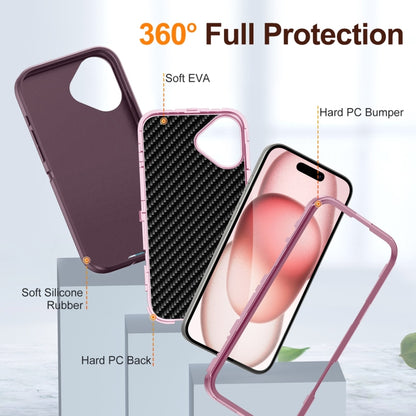 For iPhone 16 Plus Life Waterproof Rugged Phone Case(Purple + Pink) - iPhone 16 Plus Cases by PMC Jewellery | Online Shopping South Africa | PMC Jewellery | Buy Now Pay Later Mobicred