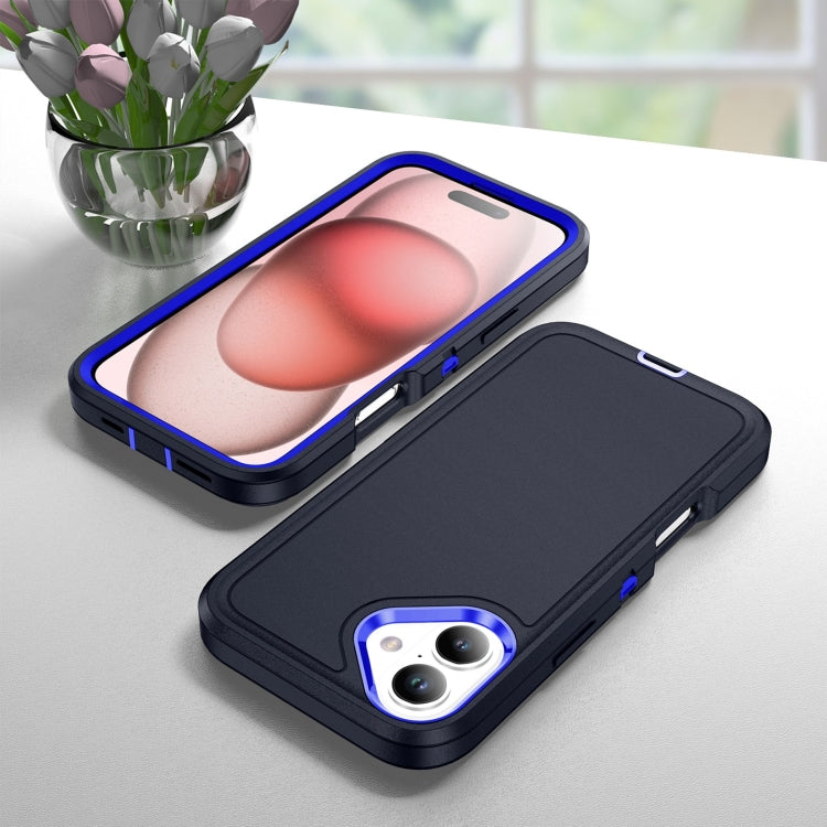 For iPhone 16 Life Waterproof Rugged Phone Case(Dark Blue + Royal Blue) - iPhone 16 Cases by PMC Jewellery | Online Shopping South Africa | PMC Jewellery | Buy Now Pay Later Mobicred