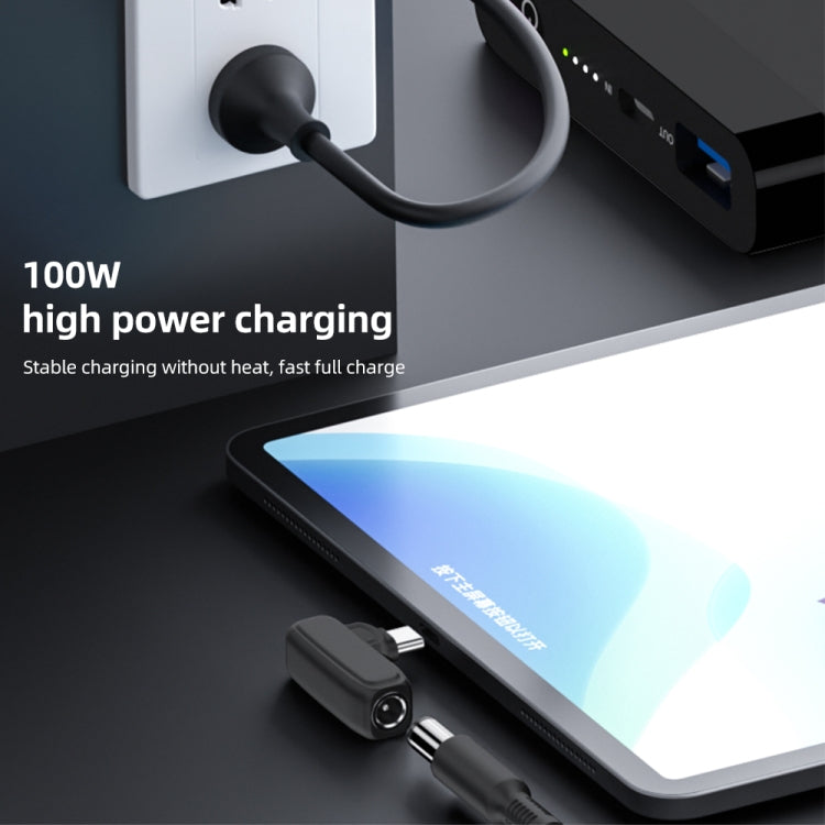 100W Q 6.0X0.6mm Female to USB-C/Type-C Male Plug Charging Adapter - Universal Power Adapter by PMC Jewellery | Online Shopping South Africa | PMC Jewellery | Buy Now Pay Later Mobicred