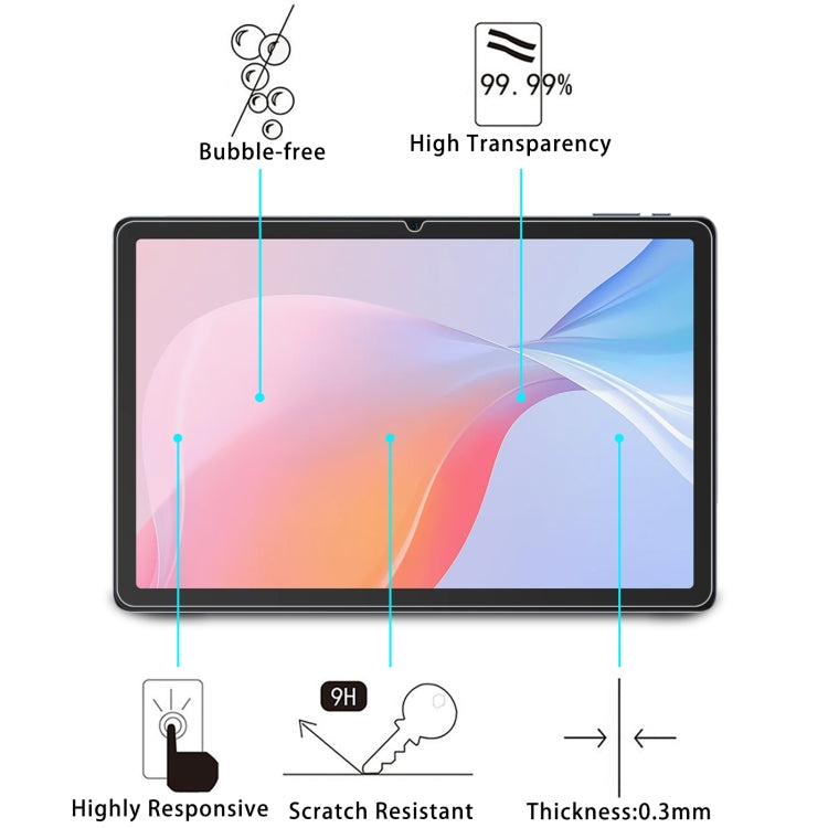 For Ulefone Tab A11 2pcs 9H 0.3mm Explosion-proof Tempered Glass Film - Others by PMC Jewellery | Online Shopping South Africa | PMC Jewellery | Buy Now Pay Later Mobicred