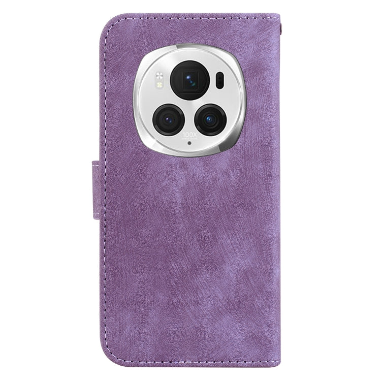 For Honor Magic6 Pro Little Tiger Embossed Leather Phone Case(Purple) - Honor Cases by PMC Jewellery | Online Shopping South Africa | PMC Jewellery | Buy Now Pay Later Mobicred