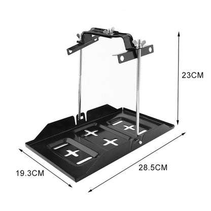 Car Universal Battery Bracket Adjustable Battery Fixed Holder + Base Tray, Size:28.5cm Base + 23cm Bracket - Engine Fittings by PMC Jewellery | Online Shopping South Africa | PMC Jewellery | Buy Now Pay Later Mobicred