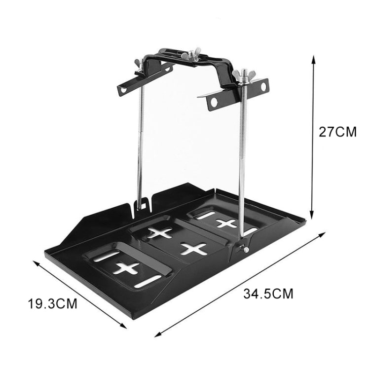 Car Universal Battery Bracket Adjustable Battery Fixed Holder + Base Tray, Size:34.5cm Base + 27cm Bracket - Engine Fittings by PMC Jewellery | Online Shopping South Africa | PMC Jewellery | Buy Now Pay Later Mobicred