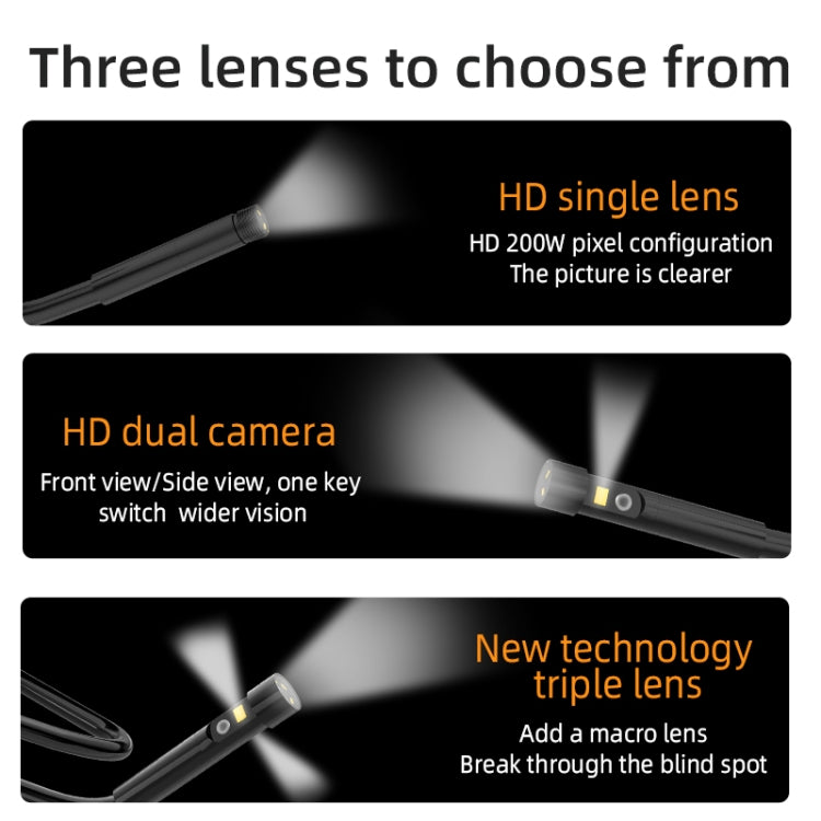 T23 3.9mm Single Lens 7 inch Screen Industrial Endoscope, Spec:2m Tube -  by PMC TechLife | Online Shopping South Africa | PMC TechLife | Buy Now Pay Later Mobicred