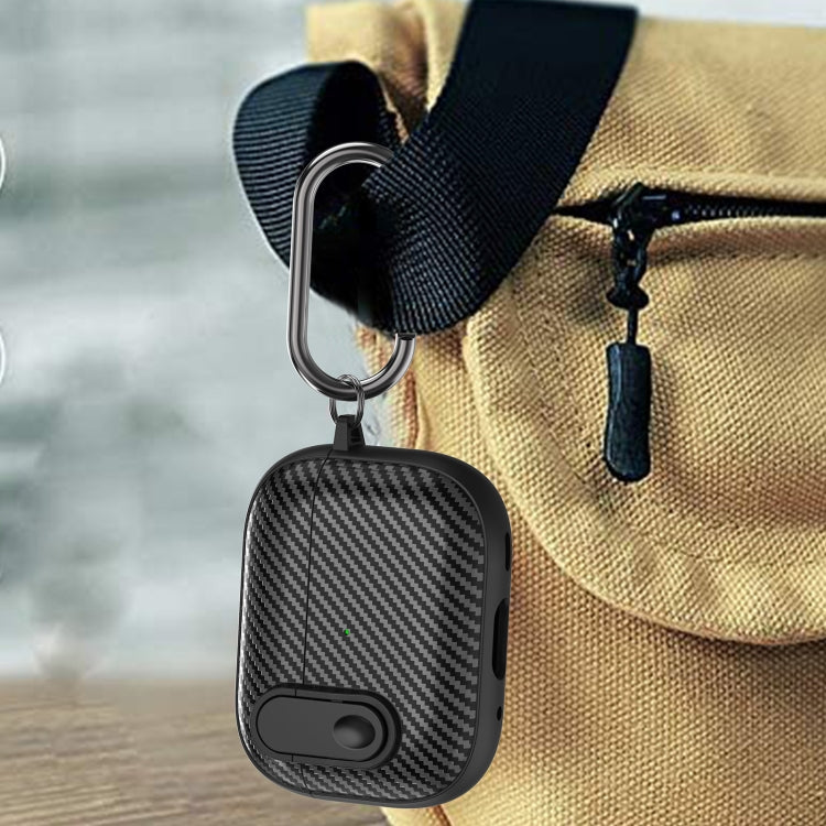 For AirPods 3 Carbon Fiber Texture Wireless Earphones Case with Security Lock(Yellow) - For AirPods 3 by PMC Jewellery | Online Shopping South Africa | PMC Jewellery | Buy Now Pay Later Mobicred
