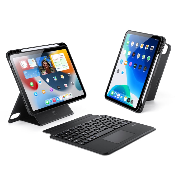 For iPad 10th Gen 10.9 2022 DUX DUCIS DK Series Magnetic Wireless Bluetooth Keyboard Tablet Case(Black) - For iPad Pro by DUX DUCIS | Online Shopping South Africa | PMC Jewellery