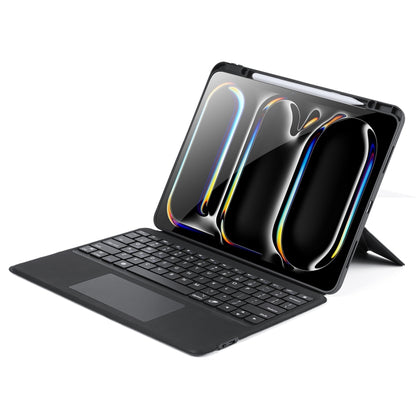 For iPad Pro 13 2024 DUX DUCIS DK Series Magnetic Wireless Bluetooth Keyboard Tablet Case(Black) - For iPad Pro by DUX DUCIS | Online Shopping South Africa | PMC Jewellery | Buy Now Pay Later Mobicred