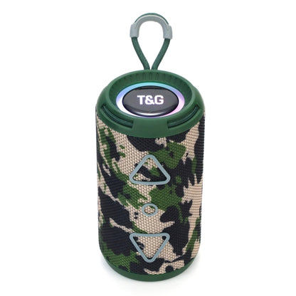 T&G TG-656 Portable Wireless 3D Stereo Subwoofer Bluetooth Speaker Support FM / LED Atmosphere Light(Camouflage) - Desktop Speaker by T&G | Online Shopping South Africa | PMC Jewellery | Buy Now Pay Later Mobicred