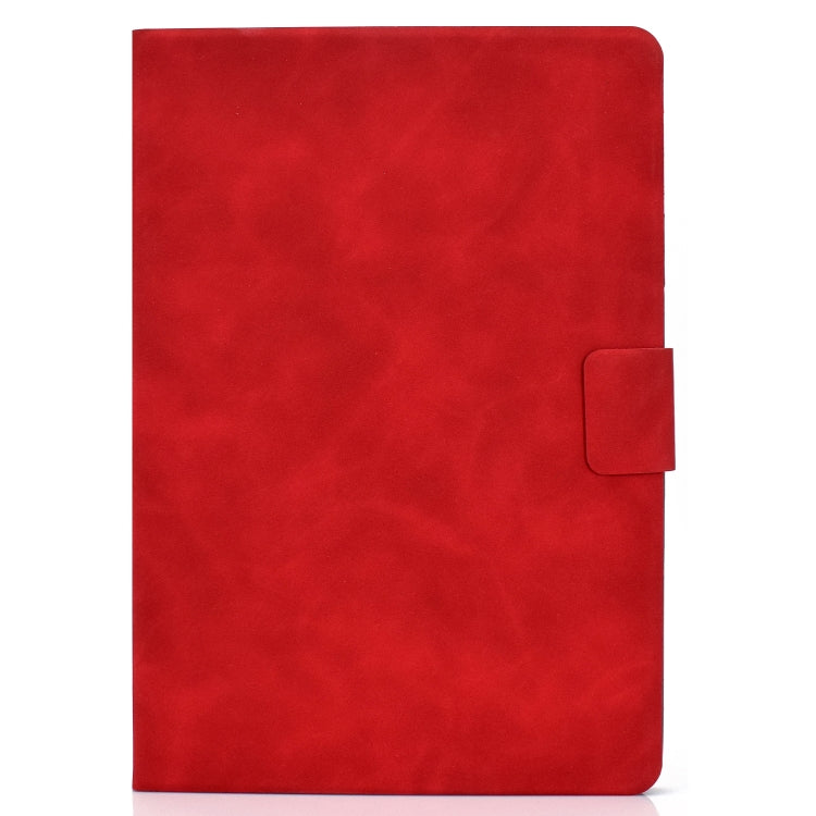 For iPad Pro 11 2024 Cowhide Texture Leather Smart Tablet Case(Red) - iPad Pro 11 2024 Cases by PMC Jewellery | Online Shopping South Africa | PMC Jewellery | Buy Now Pay Later Mobicred