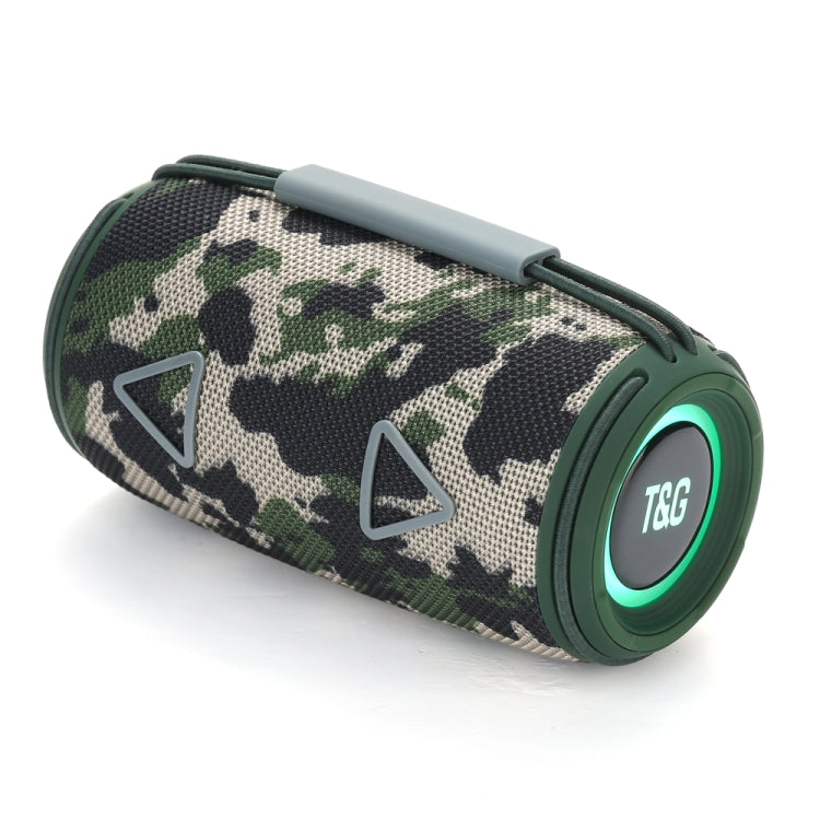 T&G TG-657 Portable Wireless 3D Stereo Subwoofer Bluetooth Speaker Support FM / LED Atmosphere Light(Camouflage) - Desktop Speaker by T&G | Online Shopping South Africa | PMC Jewellery | Buy Now Pay Later Mobicred