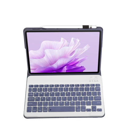 For Huawei MatePad 11.5 2023 AH17 Lambskin Texture Ultra-thin Detachable Bluetooth Keyboard Leather Case(Purple) - Huawei Keyboard by PMC Jewellery | Online Shopping South Africa | PMC Jewellery