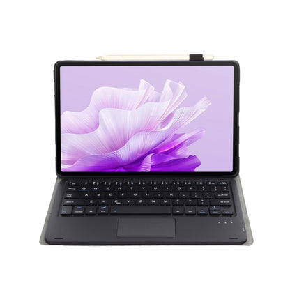 For Huawei MatePad 11.5 2023 AH17-A Lambskin Texture Ultra-thin Detachable Bluetooth Keyboard Leather Case with Touchpad(Black) - Huawei Keyboard by PMC Jewellery | Online Shopping South Africa | PMC Jewellery