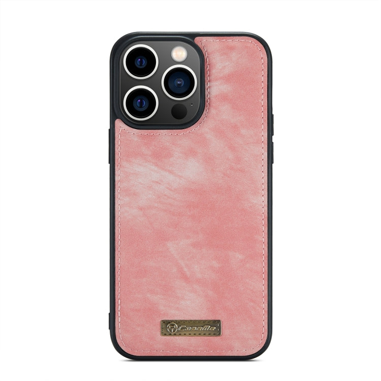 For iPhone 15 Pro CaseMe 008 Detachable Multifunctional Leather Phone Case(Pink) - iPhone 15 Pro Cases by CaseMe | Online Shopping South Africa | PMC Jewellery | Buy Now Pay Later Mobicred