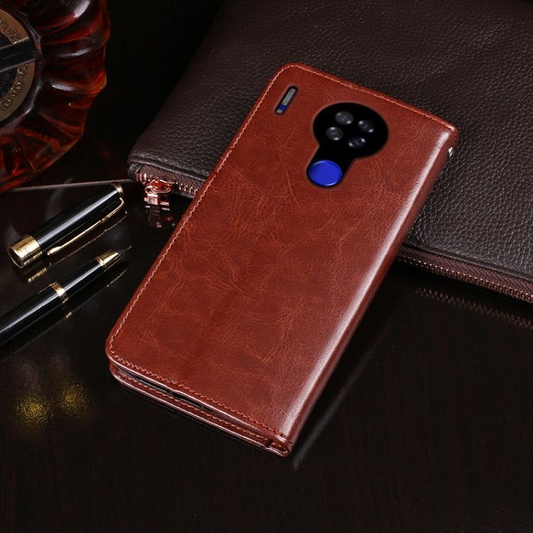 For Blackview A80 idewei Crazy Horse Texture Horizontal Flip Leather Case with Holder & Card Slots & Wallet(Brown) - More Brand by idewei | Online Shopping South Africa | PMC TechLife | Buy Now Pay Later Mobicred