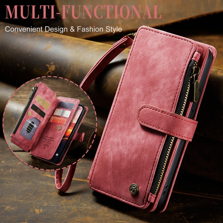 For iPhone 15 CaseMe C30 Multifunctional Leather Phone Case(Red) - free shipping - PMC TechLife - Order now!