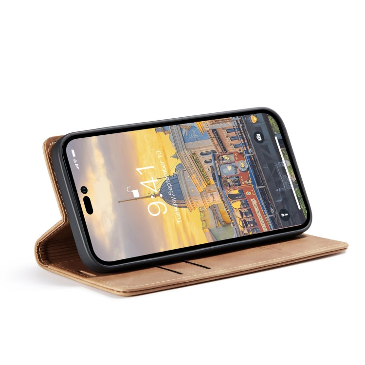 For iPhone 15 Pro Max CaseMe 013 Multifunctional Horizontal Flip Leather Phone Case(Brown) - iPhone 15 Pro Max Cases by CaseMe | Online Shopping South Africa | PMC Jewellery | Buy Now Pay Later Mobicred