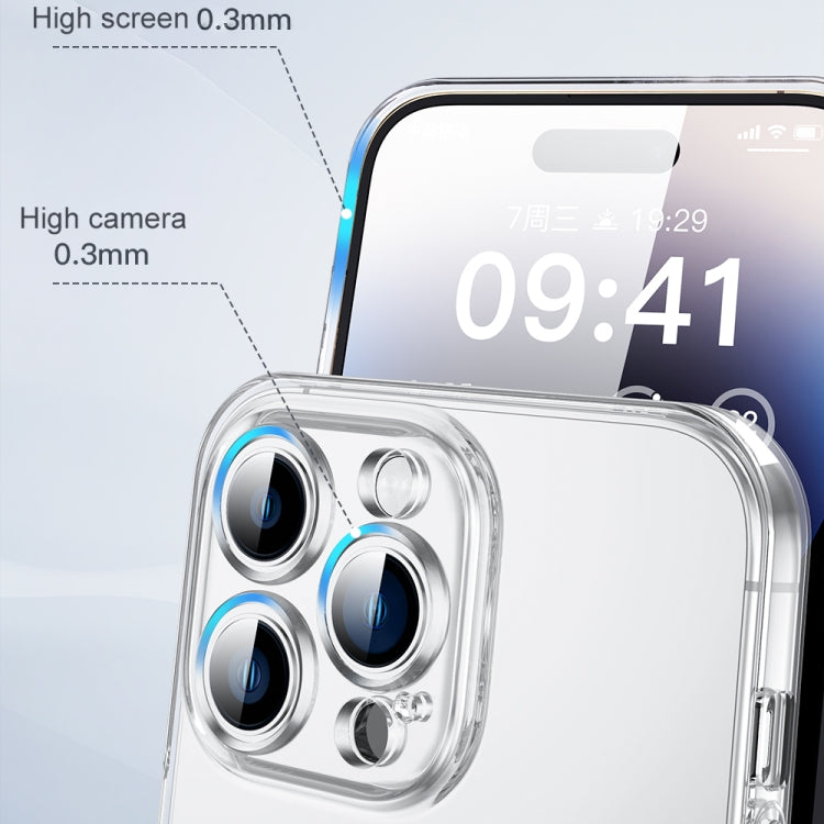 For iPhone 15 Pro Max TOTU PC-01 Soft Series Precision Lens Holes Phone Case(Transparent) - iPhone 15 Pro Max Cases by TOTUDESIGN | Online Shopping South Africa | PMC Jewellery | Buy Now Pay Later Mobicred